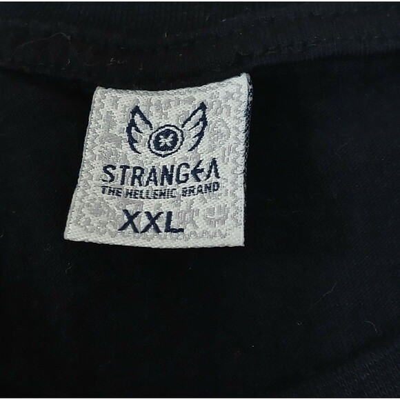 Spartan Santorini Black Gladiator Spartan Warrior T-Shirt Men's Size XXL EUC - Picture 4 of 5